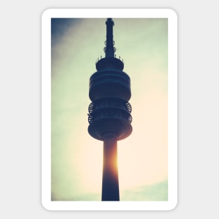 The Munich Olympiaturm Tower Sticker